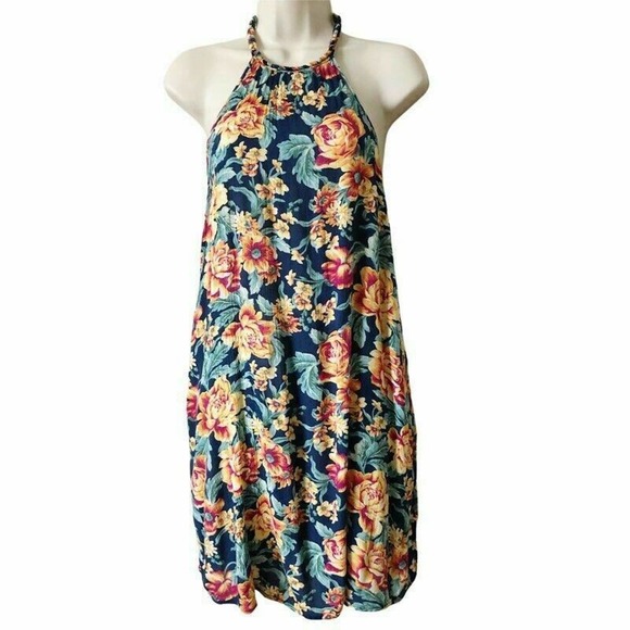 American Eagle Outfitters Dresses & Skirts - American Eagle Dress Floral Halter S